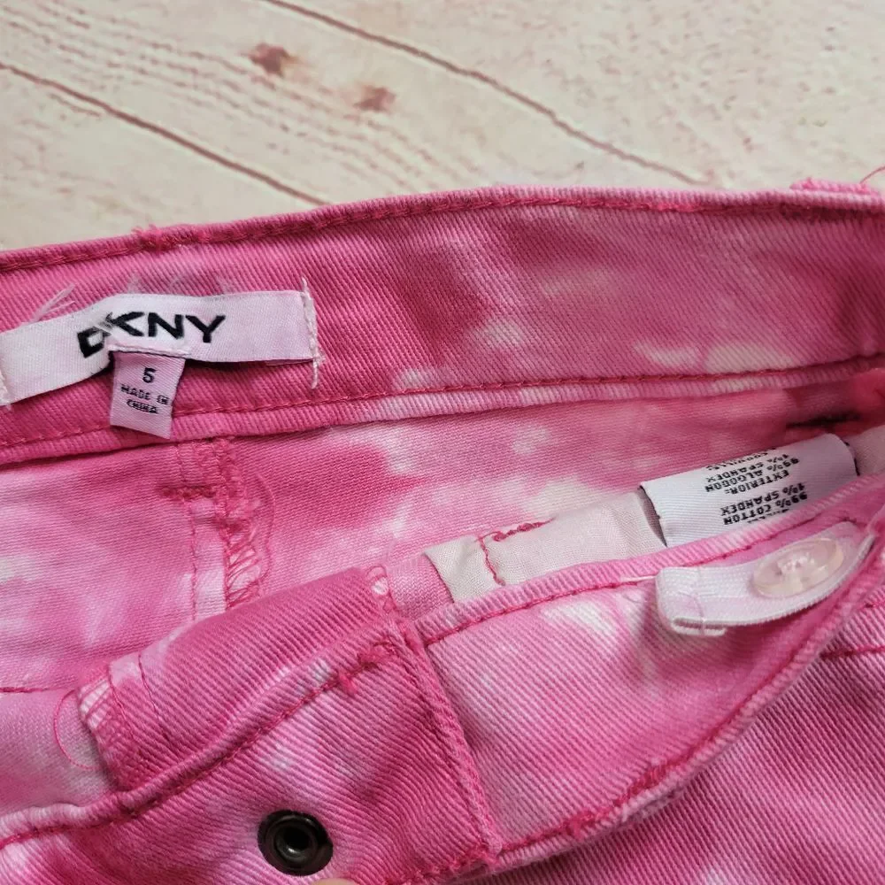 DKNY denim Tie-dye skirt S